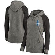 Add Detroit Lions NFL Pro Line by Fanatics Branded Women's Plus Sizes Vintage Lounge Pullover Hoodie - Heathered Gray To Your NFL Collection