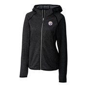 Add Pittsburgh Steelers Cutter & Buck Women's Mainsail Full-Zip Jacket - Black To Your NFL Collection