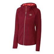 Add San Francisco 49ers Cutter & Buck Women's Mainsail Full-Zip Jacket - Red To Your NFL Collection