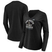 Add New Orleans Saints NFL Pro Line by Fanatics Branded Women's 2019 NFC South Division Champions Cover Two Long Sleeve V-Neck T-Shirt - Black To Your NFL Collection