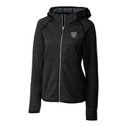 Add Oakland Raiders Cutter & Buck Women's Mainsail Full-Zip Jacket - Black To Your NFL Collection