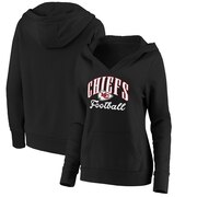 Add Kansas City Chiefs NFL Pro Line by Fanatics Branded Women's Victory Script Team Pullover Hoodie - Black To Your NFL Collection