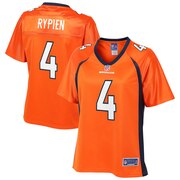 Add Brett Rypien Denver Broncos NFL Pro Line Women's Primary Player Team Jersey - Orange To Your NFL Collection