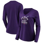 Add Baltimore Ravens NFL Pro Line by Fanatics Branded Women's 2019 AFC North Division Champions Cover Two Long Sleeve V-Neck T-Shirt - Purple To Your NFL Collection