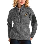 Order Washington Redskins Antigua Women's Fortune Half-Zip Pullover Jacket - Charcoal at low prices.