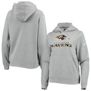 Add Baltimore Ravens Nike Women's Club Tri-Blend Pullover Hoodie - Heathered Gray To Your NFL Collection