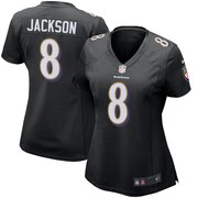 Add Lamar Jackson Baltimore Ravens Nike Women's Game Event Jersey - Black To Your NFL Collection