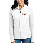 Add Pittsburgh Steelers Antigua Women's Sonar Full-Zip Jacket - White To Your NFL Collection