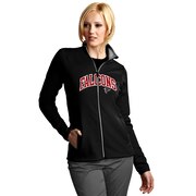 Add Atlanta Falcons Antigua Women's Leader Full Chest Graphic Desert Dry Full-Zip Jacket - Black To Your NFL Collection