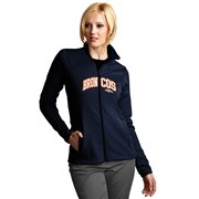 Add Denver Broncos Antigua Women's Leader Full Chest Graphic Desert Dry Full-Zip Jacket - Navy To Your NFL Collection