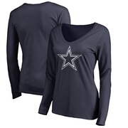 Add Dallas Cowboys NFL Pro Line Women's Primary Logo Long Sleeve T-Shirt - Navy To Your NFL Collection