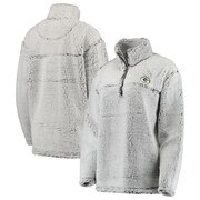 Add Green Bay Packers Women's Sherpa Quarter-Zip Pullover Jacket - Gray To Your NFL Collection