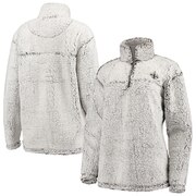 Add New Orleans Saints G-III 4Her by Carl Banks Women's Sherpa Quarter-Zip Pullover Jacket - Gray To Your NFL Collection