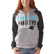 Add Carolina Panthers G-III 4Her by Carl Banks Women's West Coast Pullover Hoodie - Heathered Gray To Your NFL Collection
