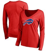 Add Buffalo Bills NFL Pro Line Women's Primary Logo Long Sleeve T-Shirt - Red To Your NFL Collection