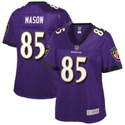 Add Derrick Mason Baltimore Ravens NFL Pro Line Women's Retired Player Jersey - Purple To Your NFL Collection