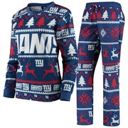 Add New York Giants Women's Holiday Pajama Set - Royal To Your NFL Collection