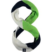 Add Seattle Seahawks Women's Color Block Knit Infinity Scarf To Your NFL Collection