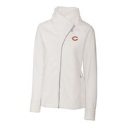 Add Chicago Bears Cutter & Buck Women's Cozy Fleece Full-Zip Jacket - White To Your NFL Collection