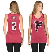 Add Matt Ryan Atlanta Falcons Majestic Threads Women's Primary Logo Name & Number Tank Top - Red To Your NFL Collection