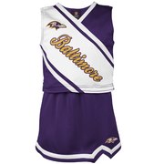 Add Baltimore Ravens Girls Youth 2-Piece Cheerleader Set - Purple To Your NFL Collection