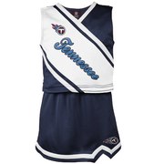 Add Tennessee Titans Girls Youth 2-Piece Cheerleader Set - Navy Blue To Your NFL Collection