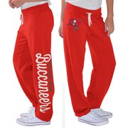 Add Tampa Bay Buccaneers G-III 4Her by Carl Banks Women's Scrimmage Fleece Pants - Red To Your NFL Collection
