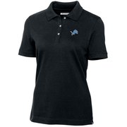 Add Detroit Lions Cutter & Buck Women's Ace Polo - Black To Your NFL Collection
