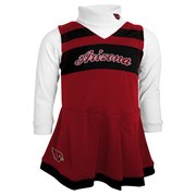 Add Arizona Cardinals Girls Toddler Cheer Jumper - Cardinal To Your NFL Collection