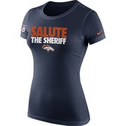 Add Peyton Manning Denver Broncos Nike Women's Salute the Sheriff Name and Number T-Shirt - Navy To Your NFL Collection