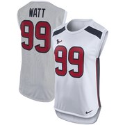 Add JJ Watt Houston Texans Nike Women's Player Name & Number Sleeveless Top - White To Your NFL Collection