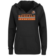 Add Cincinnati Bengals Majestic Women's Self-Determination Pullover Hoodie - Black To Your NFL Collection