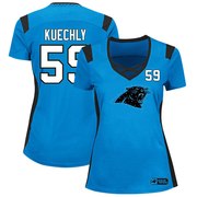 Add Luke Kuechly Carolina Panthers Majestic Women's Draft Him Name & Number Fashion T-Shirt - Light Blue To Your NFL Collection