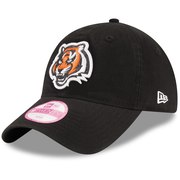 Add Cincinnati Bengals New Era Women's Team Glisten 9TWENTY Adjustable Hat - Black To Your NFL Collection