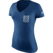 Add Indianapolis Colts Nike Women's Historic Pocket Tri-Blend V-Neck T-Shirt - Royal To Your NFL Collection