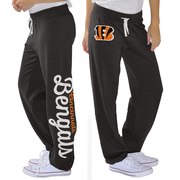 Add Cincinnati Bengals G-III 4Her by Carl Banks Women's Scrimmage Fleece Pants - Black To Your NFL Collection