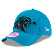 Add Carolina Panthers New Era Women's Glitter Glam 2 9FORTY Adjustable Hat - Blue To Your NFL Collection