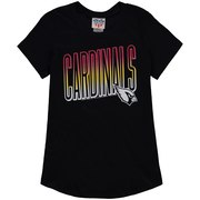 Add Arizona Cardinals Junk Food Girls Youth Game Time T-Shirt - Black To Your NFL Collection