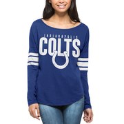 Add Indianapolis Colts '47 Women's Courtside Long Sleeve T-Shirt - Blue To Your NFL Collection