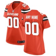 Add Nike Cleveland Browns Womens Orange Custom Game Jersey To Your NFL Collection