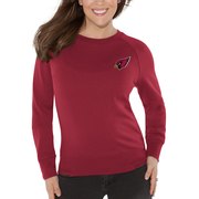 Add Arizona Cardinals Touch by Alyssa Milano Women's Star Player Sweatshirt - Cardinal To Your NFL Collection