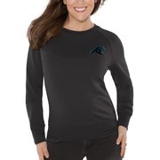 Add Carolina Panthers Touch by Alyssa Milano Women's Star Player Sweatshirt - Black To Your NFL Collection