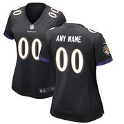 Add Baltimore Ravens Nike Women's Custom Game Jersey - Black To Your NFL Collection