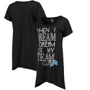 Add Detroit Lions Concepts Sport Women's Transcend Knit Night Dress - Black To Your NFL Collection
