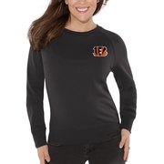 Add Cincinnati Bengals Touch by Alyssa Milano Women's Star Player Sweatshirt - Black To Your NFL Collection