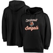 Add Cincinnati Bengals Majestic Women's Plus Size Rookie Pullover Hoodie - Black To Your NFL Collection