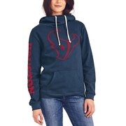 Add Houston Texans Junk Food Women's Sunday Funnel Neck Pullover Hoodie - Navy To Your NFL Collection