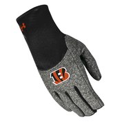 Add Cincinnati Bengals Under Armour Women's NFL Combine Authentic Survivor Performance Fleece Gloves To Your NFL Collection