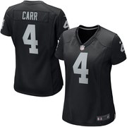 Add Derek Carr Oakland Raiders Nike Women's Game Jersey - Black To Your NFL Collection