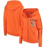 New Era Women's Cincinnati Bengals Color Block Orange Plus Size Hoodie